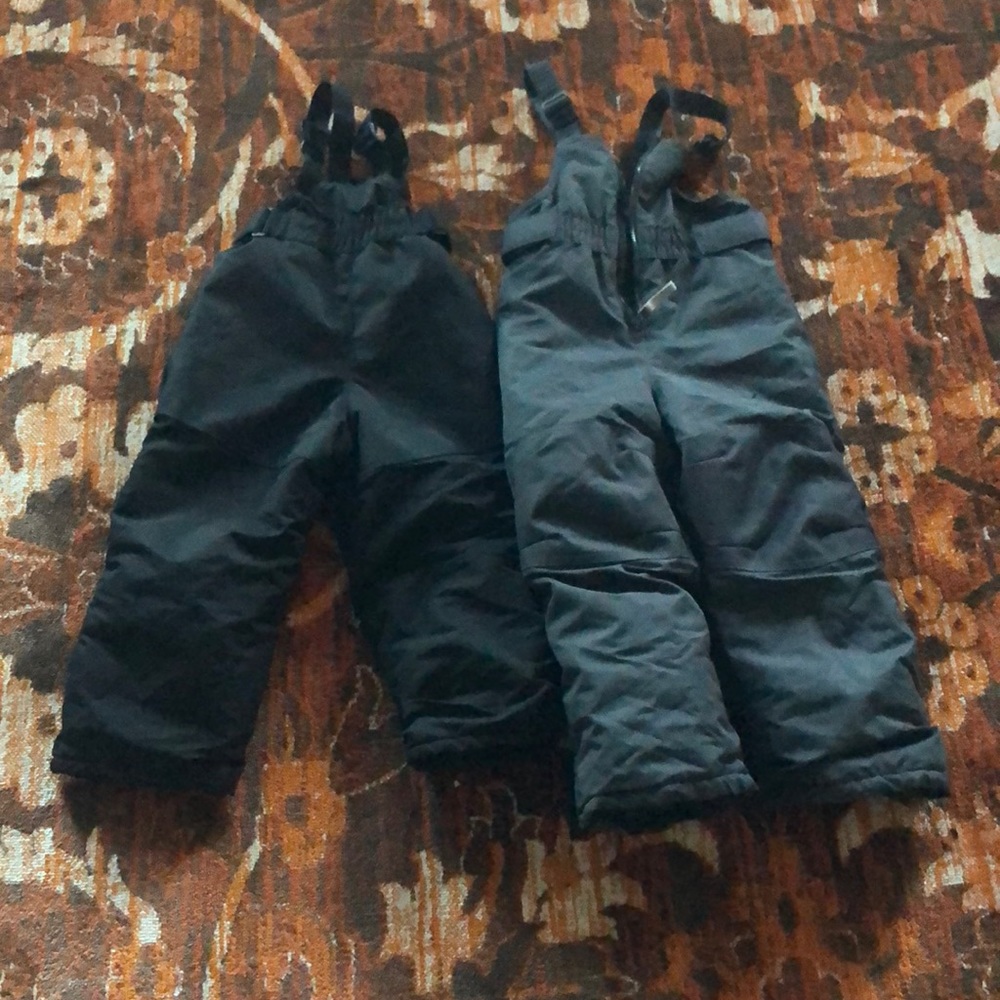 Bundle of toddler snow pants